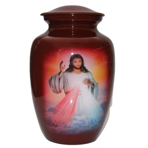 Jesus Divine Mercy Cremation Urn