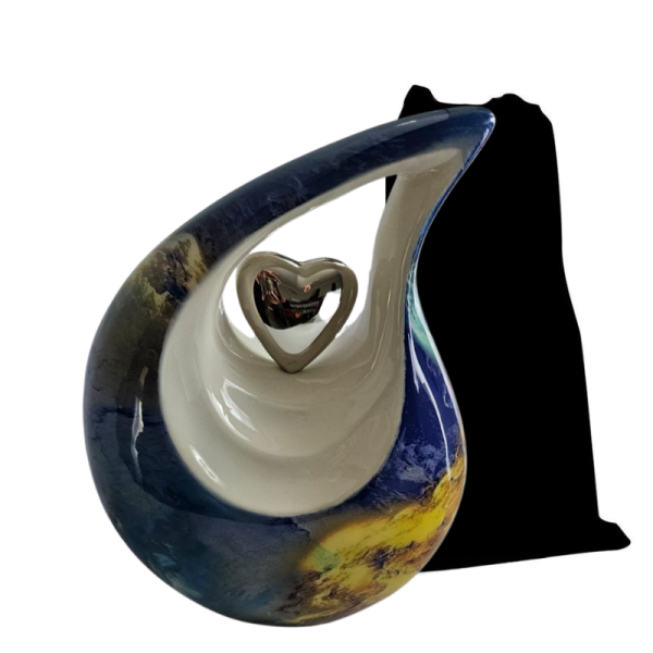 Colour Teardrop Cremation Urn - Image 3