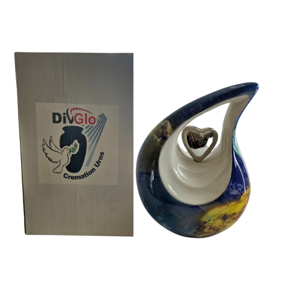 Colour Teardrop Cremation Urn - Image 5
