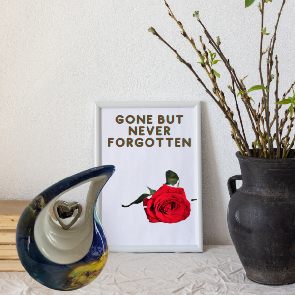 Colour Teardrop Cremation Urn - Image 2