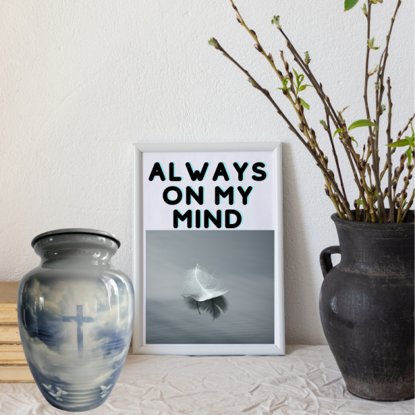 Cross in Clouds Cremation Urn - Image 4
